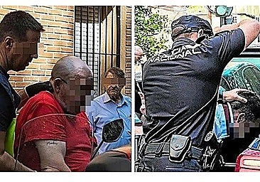 The arrest in Badajoz.
