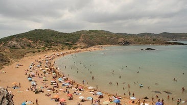 Cavalleria Beach - the scene of the tragedy