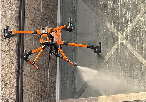 Drones for public buildings: Mijas launches a pilot scheme to modernise cleaning