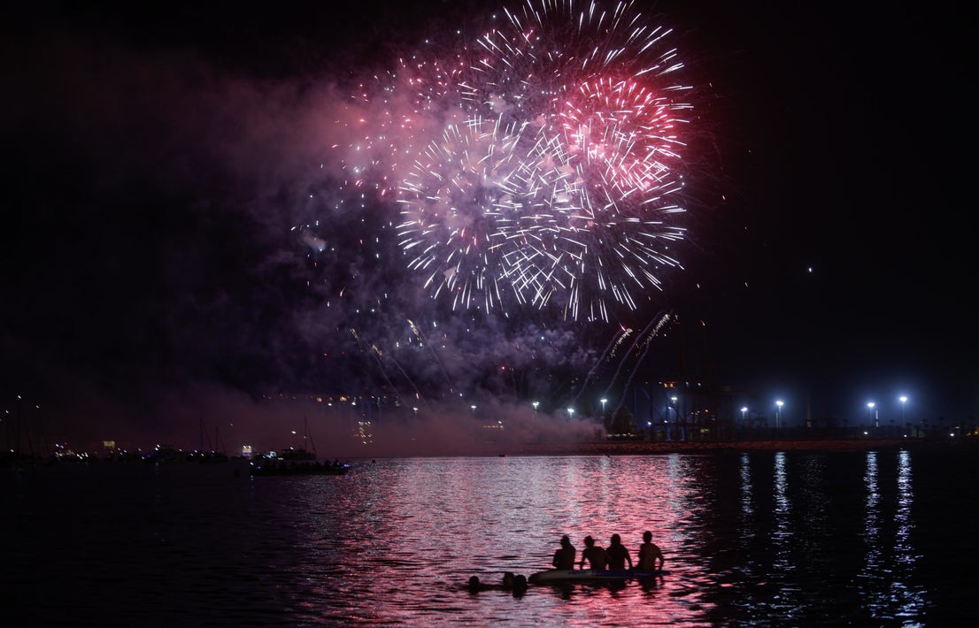 Fireworks and drones signal start of Malaga fair