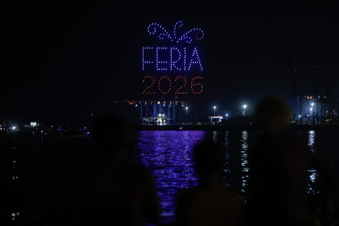 Fireworks and drones signal start of Malaga fair