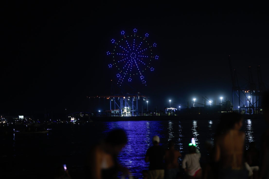 Fireworks and drones signal start of Malaga fair