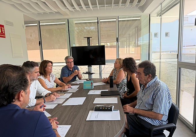 Meeting between local councillors and residents.