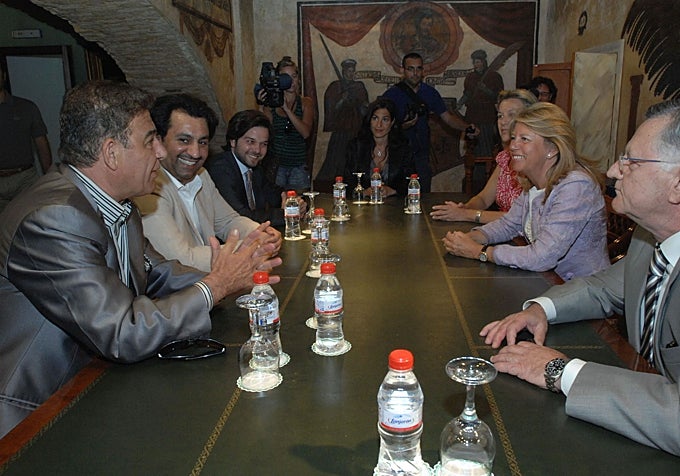 Al-Thani met with the mayor of Marbella in 2010.