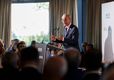 Malaga Mayor Francisco de la Torre at SUR's forum.