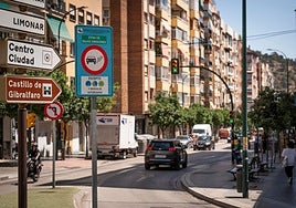 One of the entrances to the Low Emission Zone