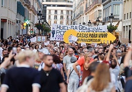 Protest against the housing crisis in the country.
