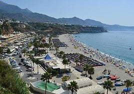 File photo of Burriana beach in Nerja.