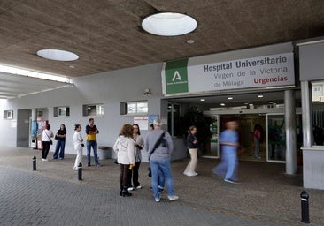 The worker went to the A&E department at the Clínico hospital in Malaga on Monday and has been there ever since.