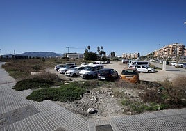 The plot of land in Malaga on which Fundación Unicaja plans to develop a social housing complex.