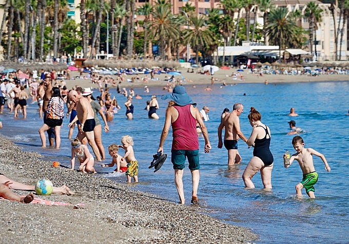 Some even dared to go for a swim.