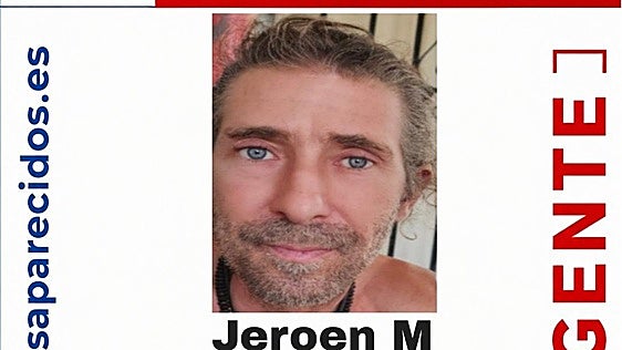 Search on in Malaga province for 48-year-old Jeroen who went missing in Alhaurín el Grande ten days ago