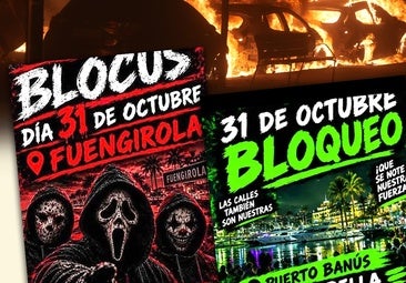 Posters for some of the events in Malaga province, shared on social media.