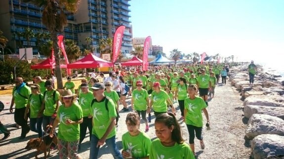 Hundreds of people participated in last year’s Walkathon in aid of the Cudeca hospice.