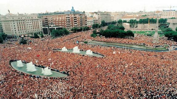 The Madrid demonstration in 1997.