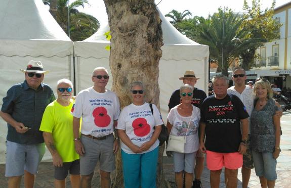 The Nerja Royal British Legion Poppy Walk was held on Sunday.