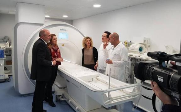 The Axarquía hospital's new MRI machine.