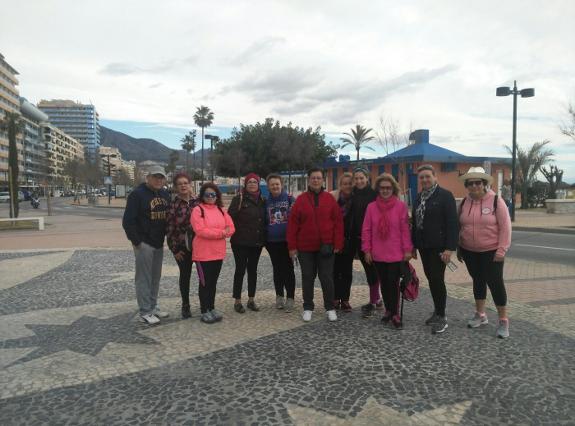 Participants of one of the walks.