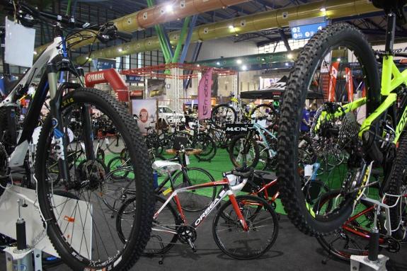 An exhibition of bicycles at last year's Moto&Bike Andalucía.