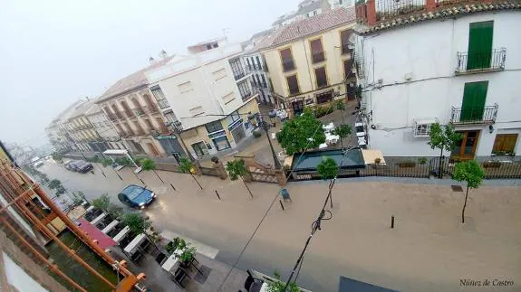 Torrential rain strikes Malaga province again
