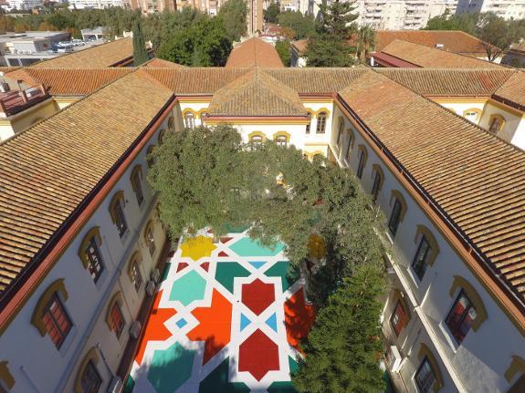 Boa Mistura's first project at La Térmica covers more than 400 square metres.