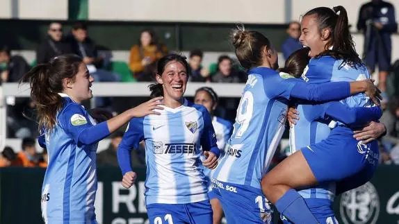 Malaga's women in a previous game.
