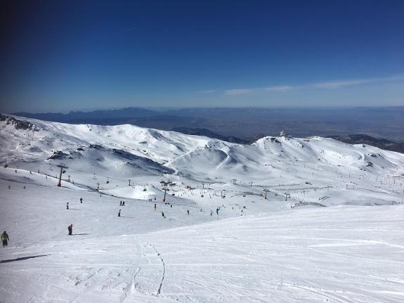 The view from the top - the stunning views down towards the coastline are part of what makes Sierra Nevada special.