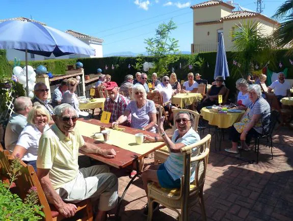 Members of the RBL Coín enjoy breakfast at Rosie's