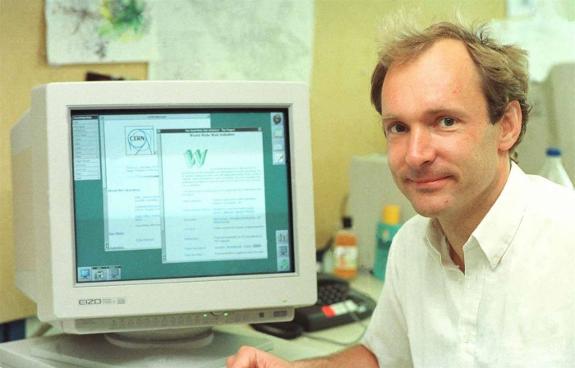 Tim Berners-Lee, the creator of the World Wide Web.