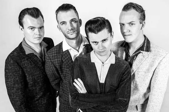 UK rockabillies Dany O and the Astrotones.