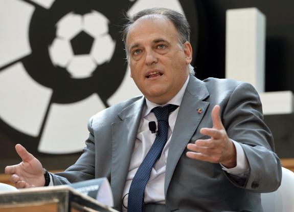 Javier Tebas spoke out about the club last week.