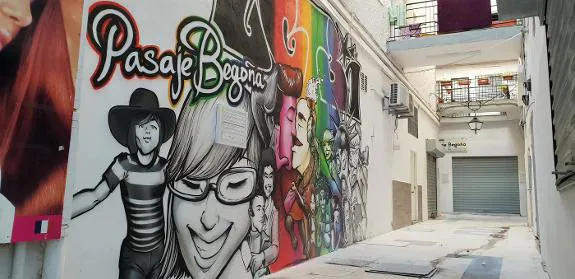 Pasaje Begoña was once the hub of the town's liberal gay scene.