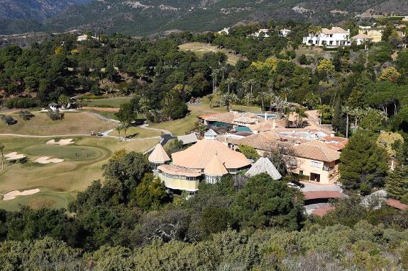 Kashoggi's former residence is now the clubhouse. 