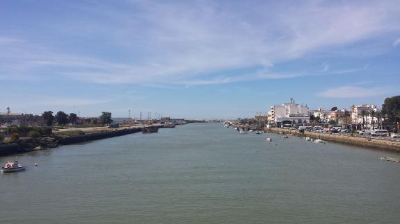 The River Guadalete in Puerto de Santa María in the 21st century.