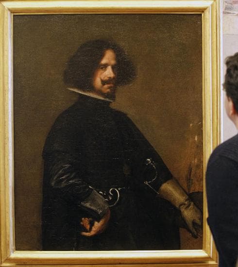 Self-portrait of Diego Velázquez painted circa 1640.