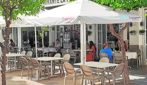 La Ponderosa, one of the town's most established restaurants. 