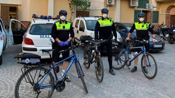 The man was arrested by a Local Police cyclist patrol.