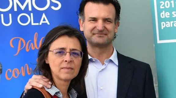 Silvia Vallejo and Ismael Almagro, Sarah's parents.