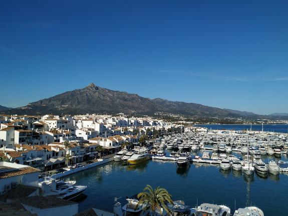 View of iconic Puerto Banús.