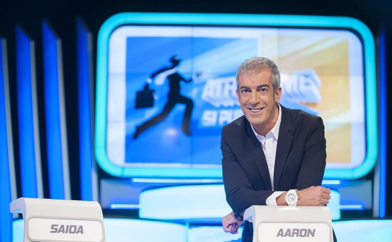 Patxi Alonso, presentador del programa 'Atrápame si puedes' en ETB.