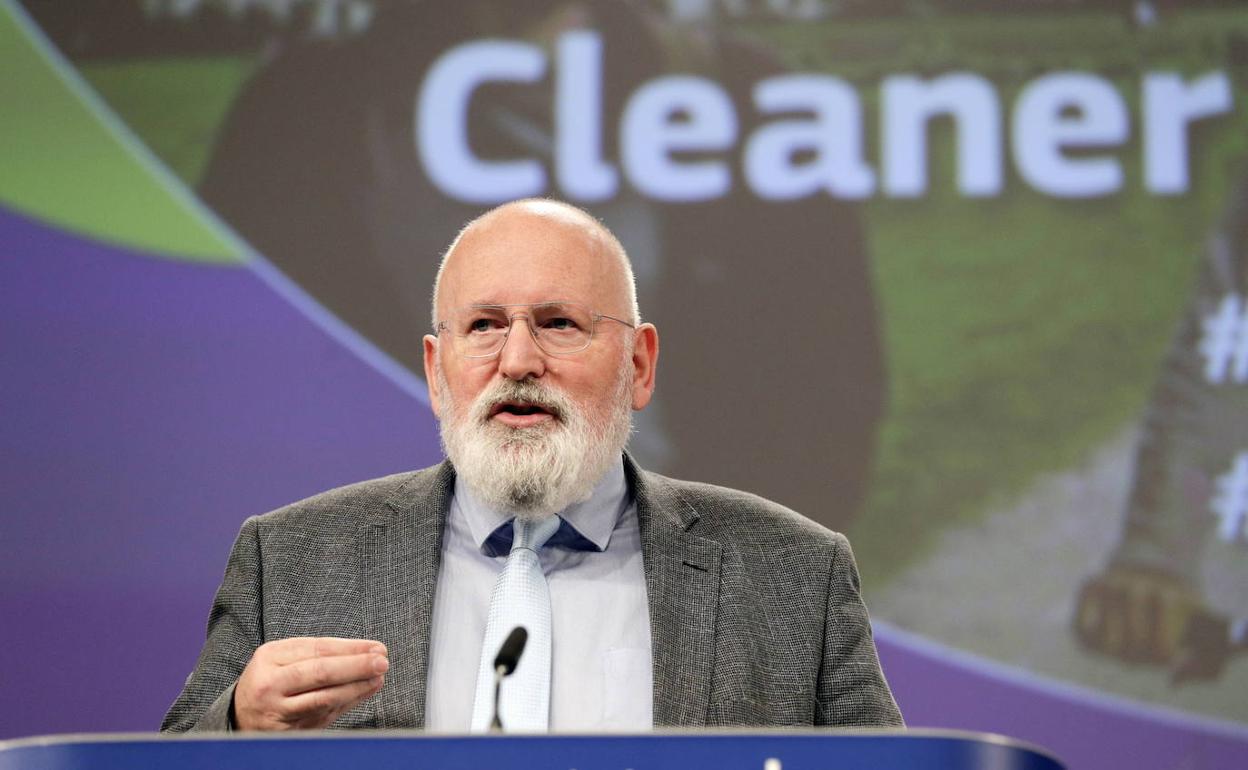 El vicepresidente de la Comisión Europea, Franz Timmermans.