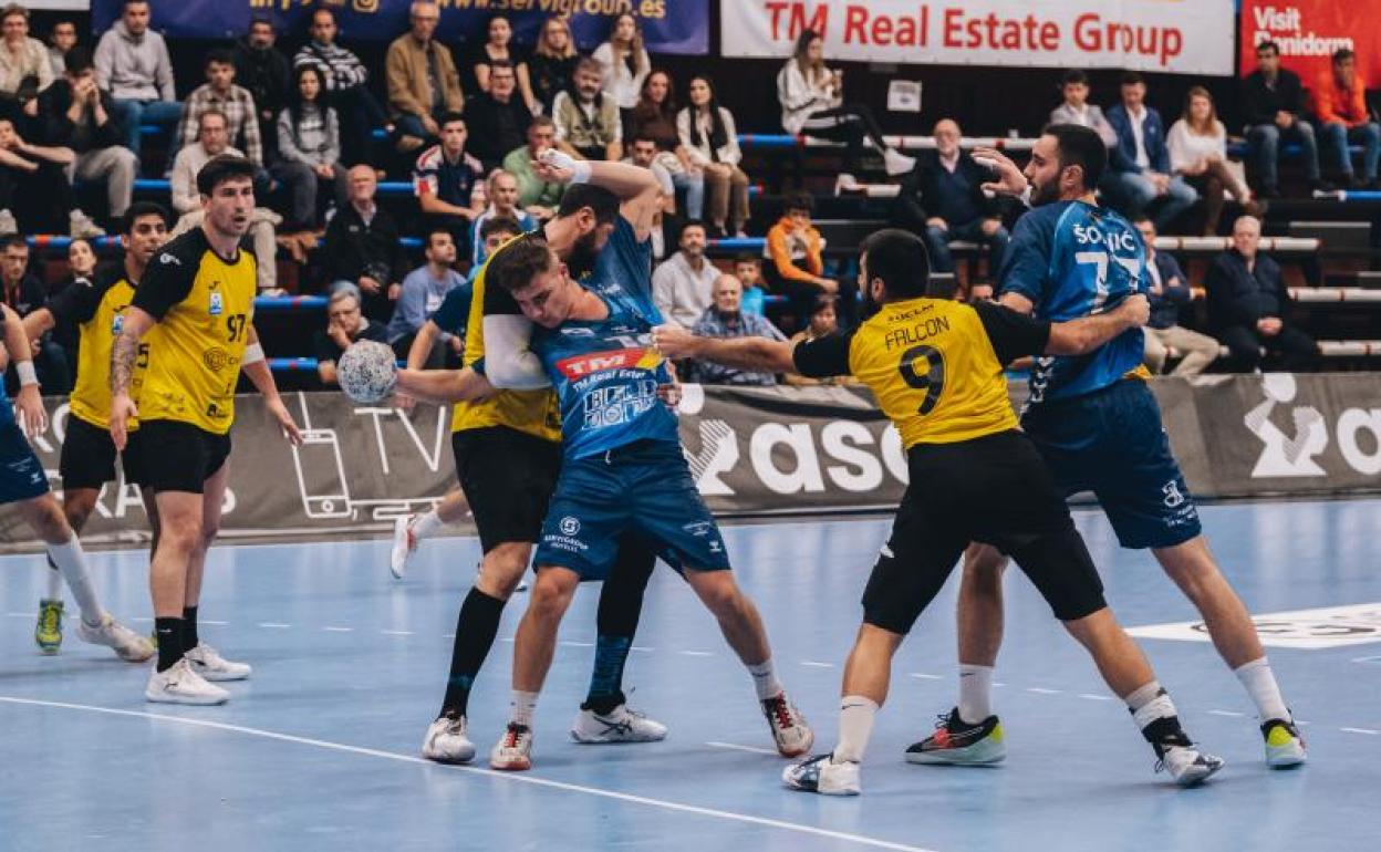 Imagen del TM Benidorm-Guadalajara de anoche 