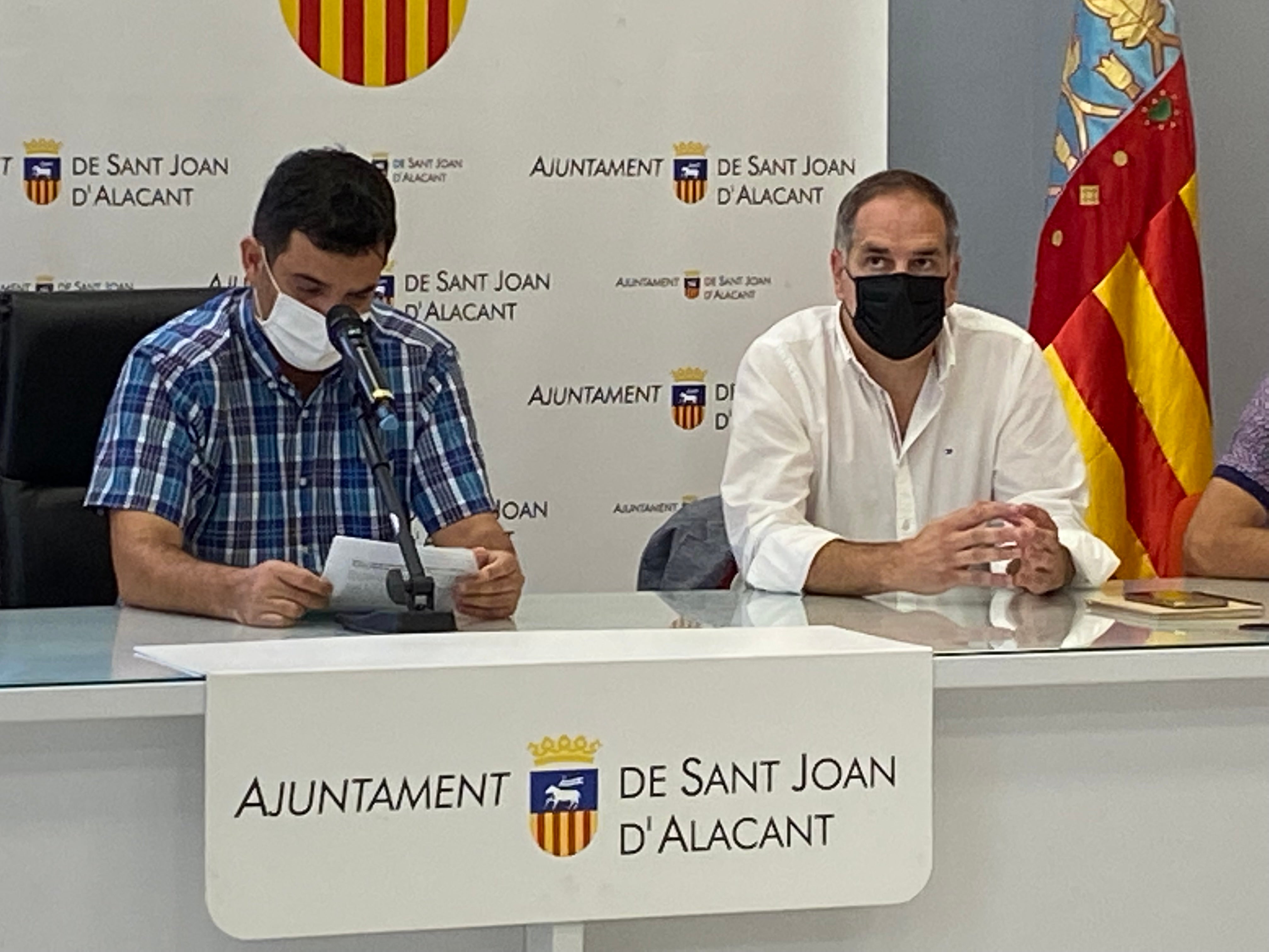 El alcalde de Sant Joan, «molesto» con sus socios de gobierno