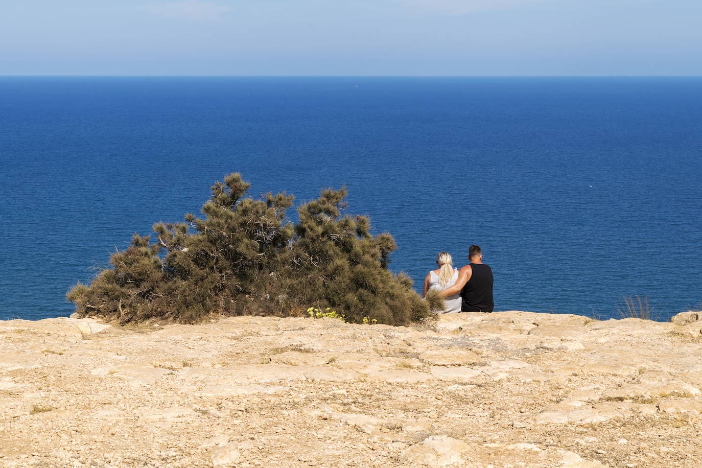 Vista desde el cabo de Santa Pola.