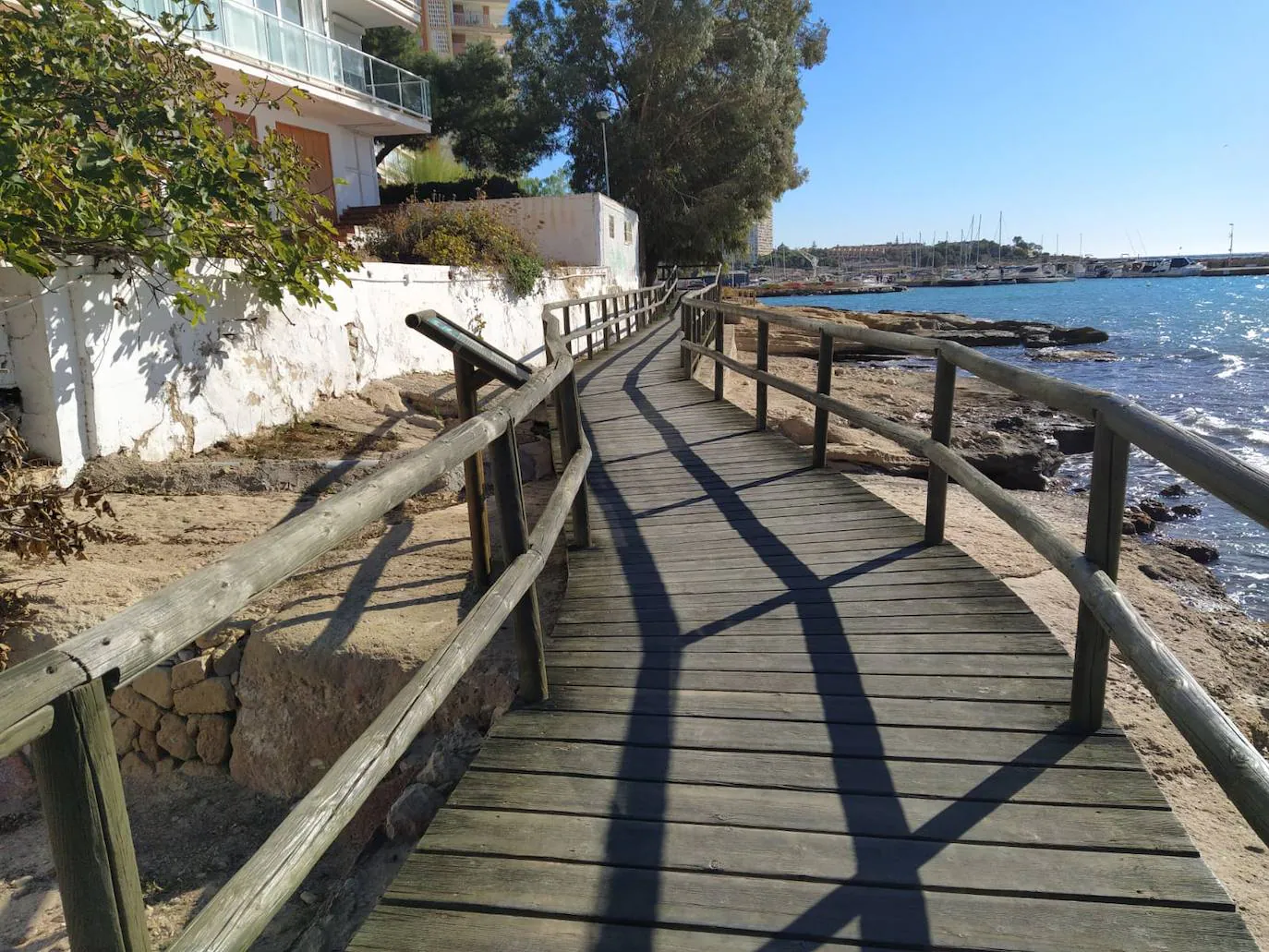 Fotos: Nueva pasarela peatonal para unir la Albufereta y la Almadraba