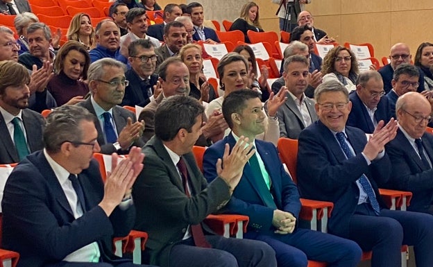 Momento de la designación de Fede Fuster como presidente de Hosbec