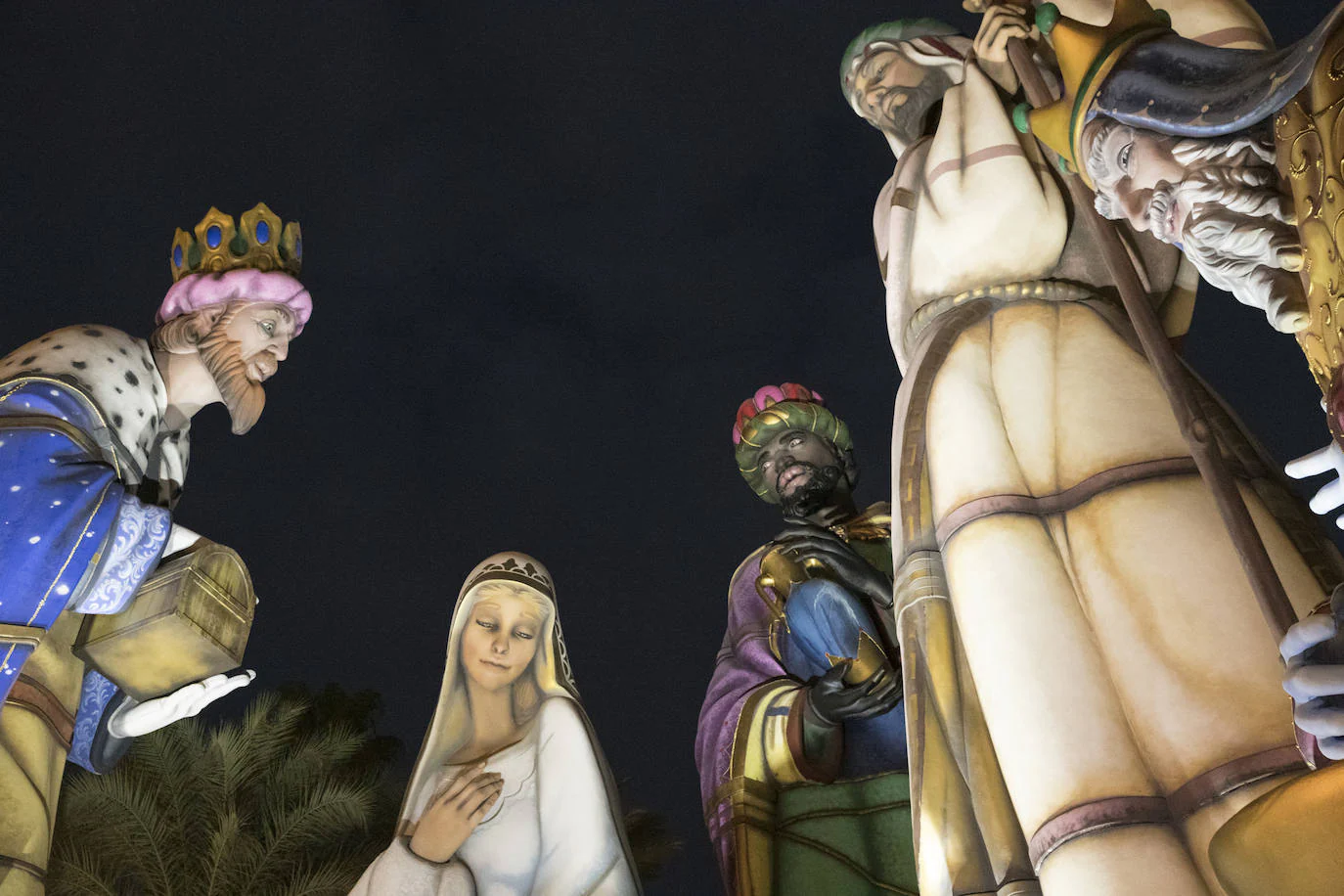 Fotos: Los Reyes Magos se incorporan al belén más grande del mundo en Alicante