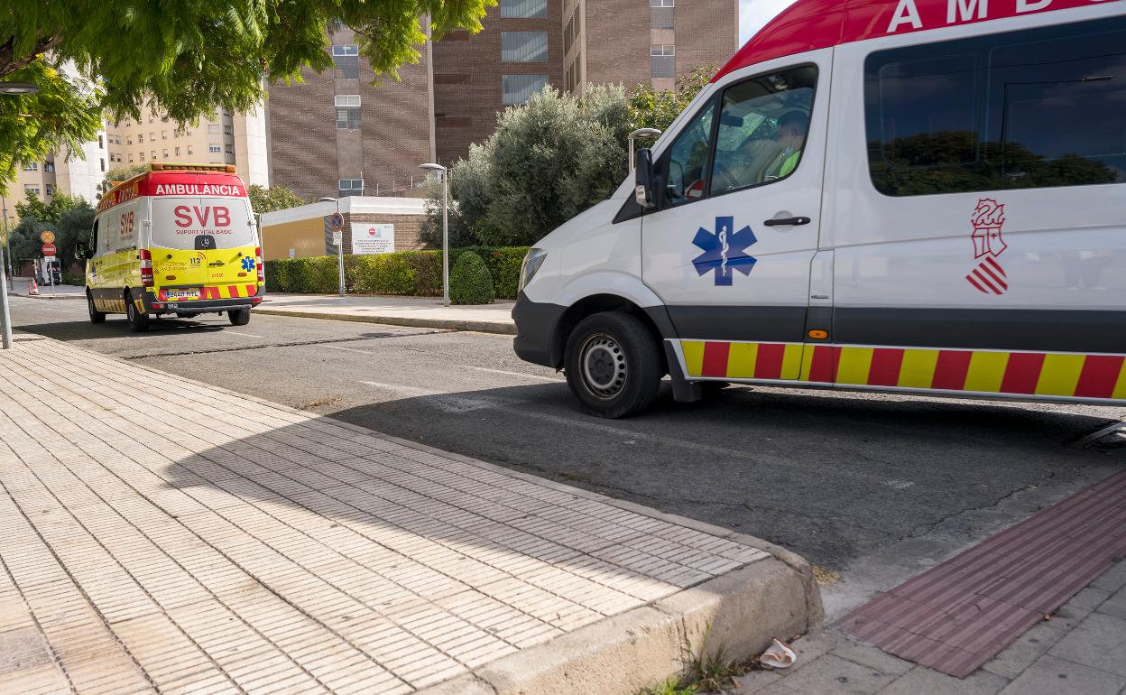 El menor fue trasladado al Hospital General de Alicante. 