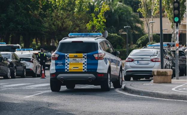 Una patrulla de Policía Local en la provincia.