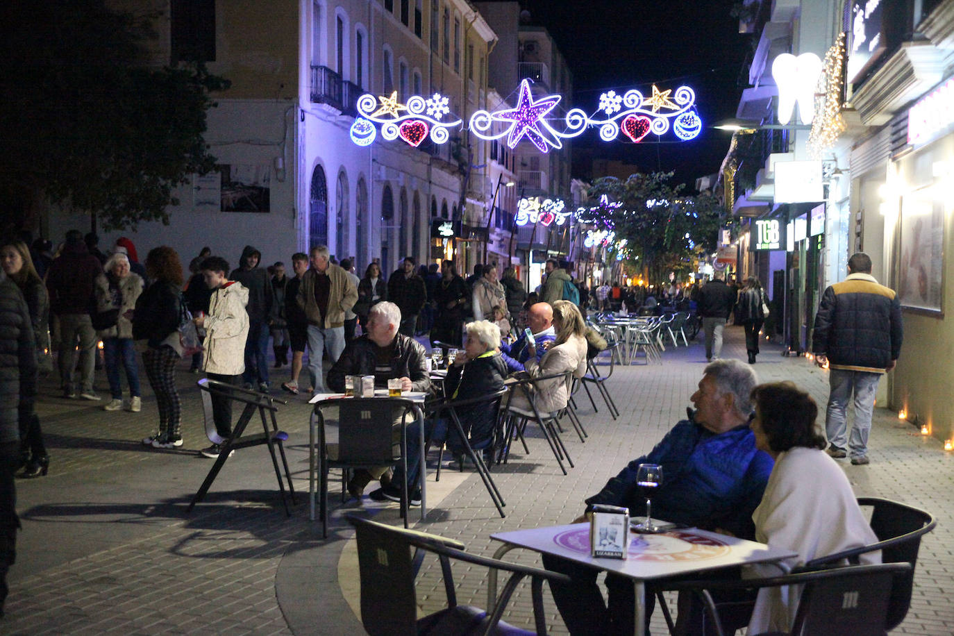 Fotos: La Nit de la Llum triunfa en Dénia